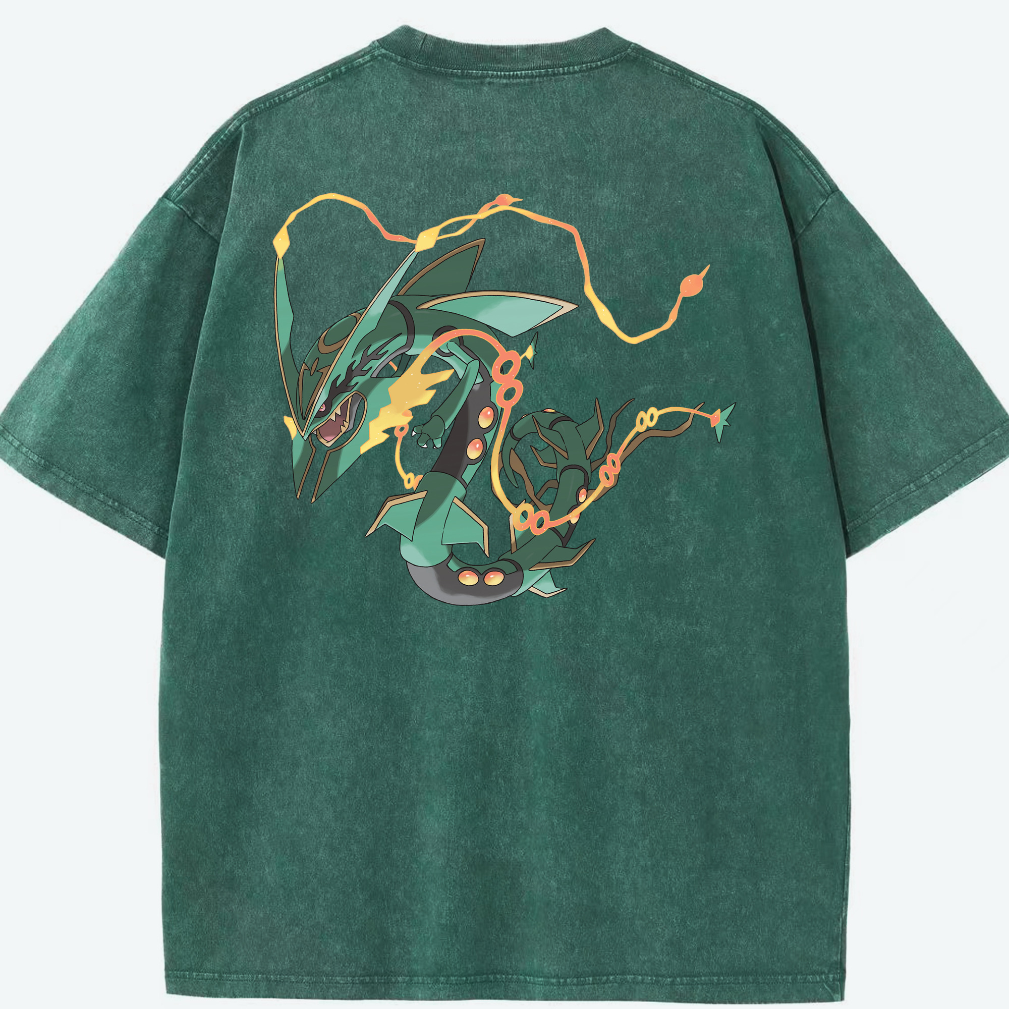 （画像用） ポケットモンスター Pokémon 綿100% ヴィンテージ風 半袖Tシャツ（背面プリント）